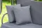 Садова гойдалка - лежак 2в1 "Relax Plus" FunFit​​​​​​​ 3 місна, з навісом і подушками, для двору, саду, тераси (Сіра) (1604)