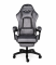 Геймерське крісло Primaveo замшеве з ергономічними подушками та підніжкою (Сіре) (G1175)