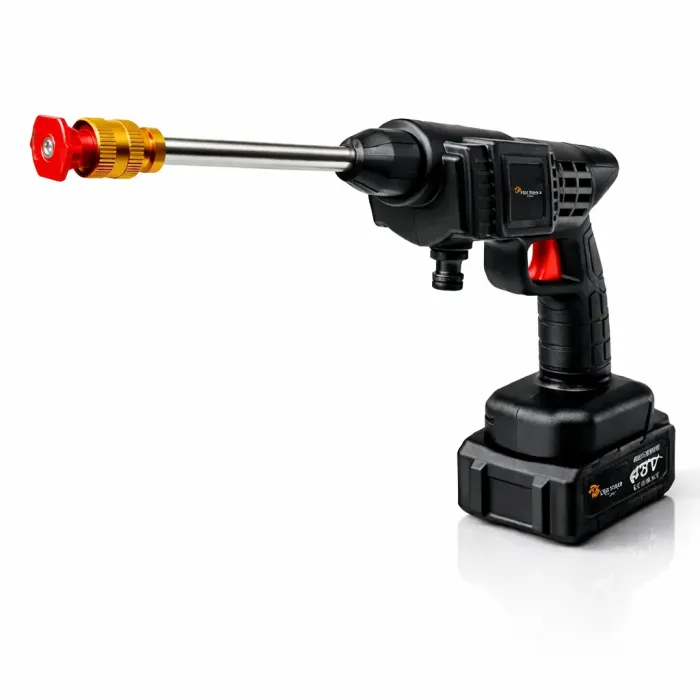 Акумуляторна мийка високого тиску LEO TOOLS 48V + 2 акумулятори (Польща) (LE120-В) - зображення 3
