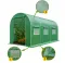 Теплиця садова Primaveo 7 м² (3,5 × 2 × 2 м) 6 вікон, армована плівка UV-4, оцинкований каркас 19 мм (Зелена) (G1349)