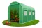 Теплиця садова Primaveo 7 м² (3,5 × 2 × 2 м) 6 вікон, армована плівка UV-4, оцинкований каркас 19 мм (Зелена) (G1349)