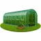 Теплиця садова посилена Primaveo 18 м² (6 × 3 × 2 м) 12 вікон, армована плівка UV-4, оцинкований каркас 24 мм (Зелена) (G1350)