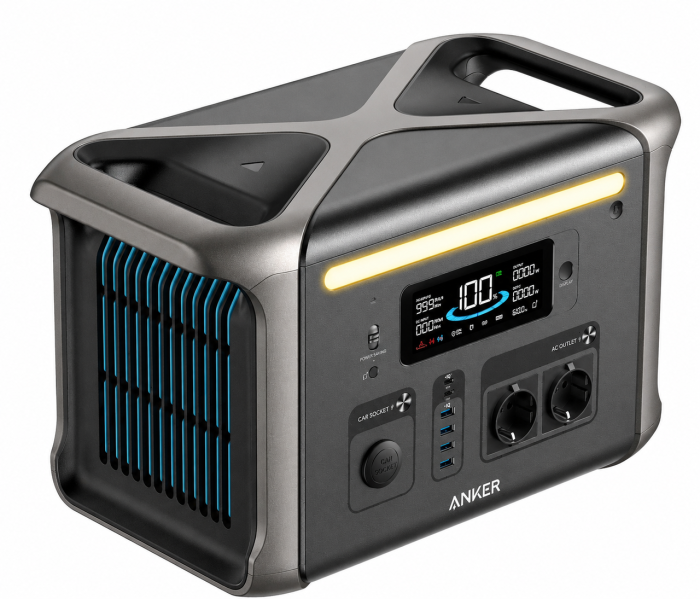 Портативна зарядна станція Anker SOLIX F1500 1536 Вт·год 1800 Вт LiFePO4 UPS (A1772311) (F1500) - зображення 3
