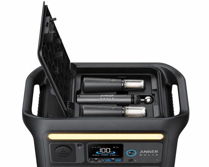 Портативна зарядна станція Anker SOLIX C800X 768 Вт·год 1200 Вт LiFePO4 з UPS, X-Boost 1600 Вт (C800X) - зображення 6