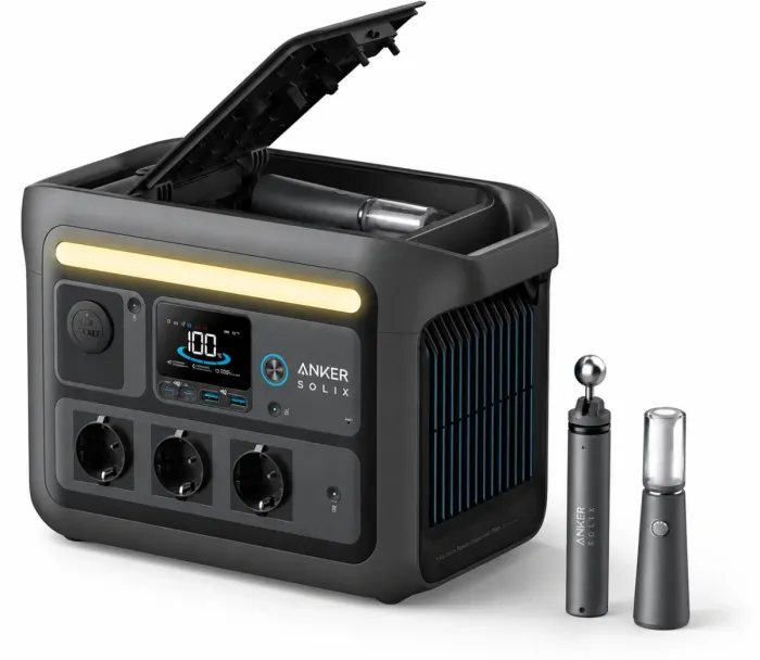 Портативна зарядна станція Anker SOLIX C800X 768 Вт·год 1200 Вт LiFePO4 з UPS, X-Boost 1600 Вт (C800X) - изображение 10