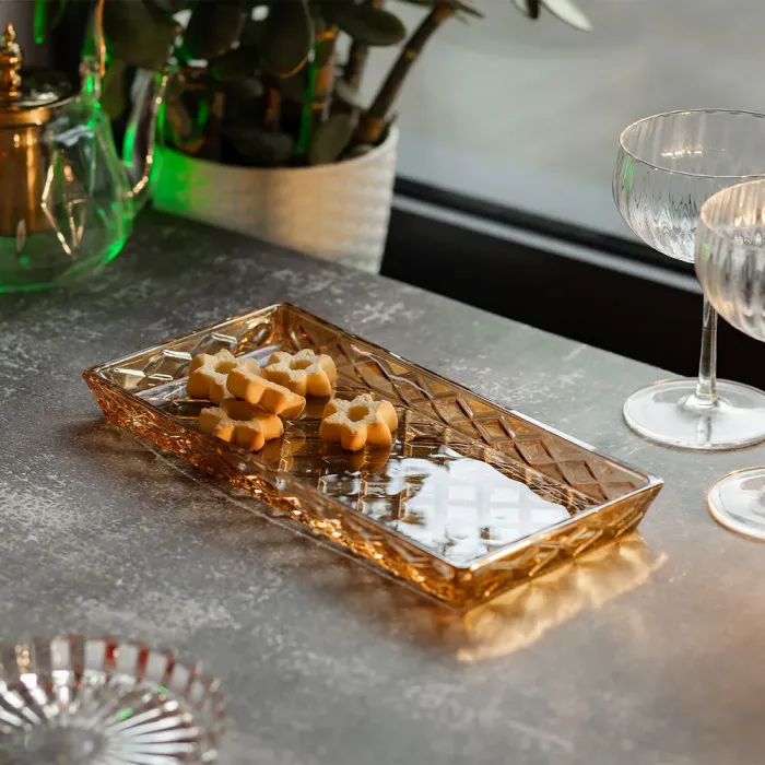 Блюдо для закусок скляне 29.5*13.5*2 прямокутне HP-YH-57 (HP-YH-57) - изображение 2