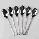 Набір столових ложок 6 штук із нержавіючої сталі 21 см ложки столові посуд нержавійка харчування HP-16978-01 (HP-16978-01)