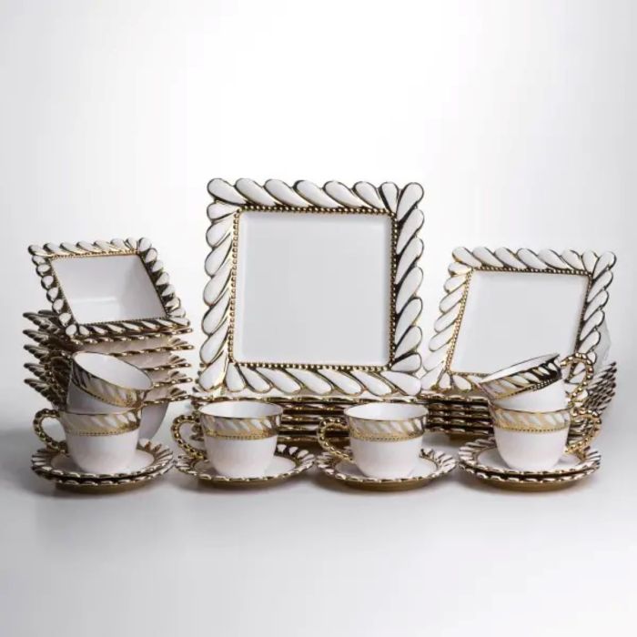 Сервіз порцеляновий Tiffany 24 предмети на 6 персон XZ-24PCS (XZ-24PCS) - изображение 1