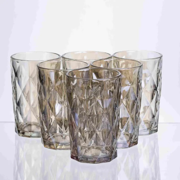 Набір склянок Citrine 6 штук по 300 мл HP-19-282 стакан для напоїв склянка (HP-19-282) - зображення 1