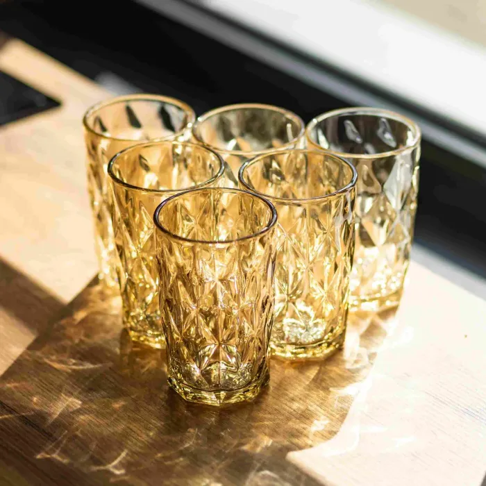 Набір склянок Citrine 6 штук по 300 мл HP-19-282 стакан для напоїв склянка (HP-19-282) - зображення 3