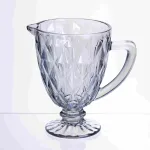 Глечик для напоїв Diamond Blue скляний 1 літр HP-19-273 глек для лимонаду газованки лимонадник прозорий (HP-19-273)