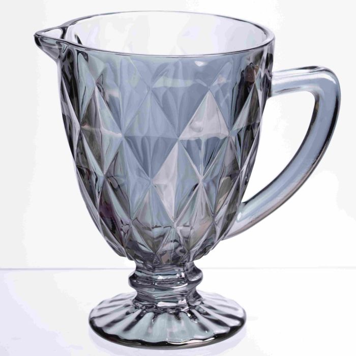 Глек для напоїв Fractal скляний 1 літр HP-19-267 глечик для лимонаду прозорий (HP-19-267) - зображення 1