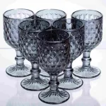 Набір чарок Geometric 6 штук по 50 мл HP-19-266 чарка для міцних напоїв коктейлів шотів прозора (HP-19-266)