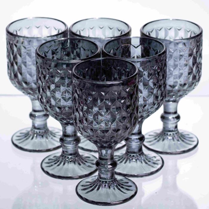 Набір чарок Geometric 6 штук по 50 мл HP-19-266 чарка для міцних напоїв коктейлів шотів прозора (HP-19-266) - зображення 1