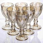 Набір чарок Citrine 40 мл HP-19-284 6шт прозорий келих для міцних напоїв і шотів (HP-19-284)