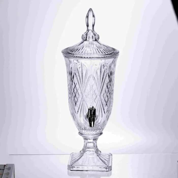 Лимонадниця Classic Crystal 2л з краном HP-19-295 глечик диспенсер для напоїв прозорий (HP-19-295) - зображення 1