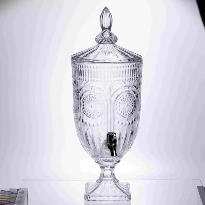 Лимонадниця Sunflower 5л із краном HP-19-291 глечик диспенсер для води і напоїв прозорий (HP-19-291) - зображення 1