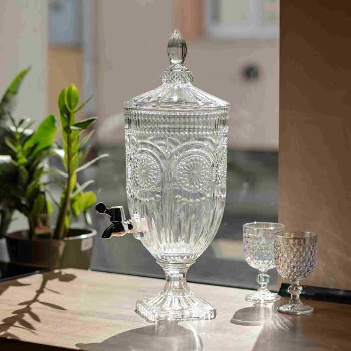 Лимонадниця Sunflower 5л із краном HP-19-291 глечик диспенсер для води і напоїв прозорий (HP-19-291) - зображення 2