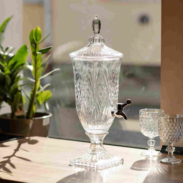Лимонадниця Classic Crystal 2л з краном HP-19-295 глечик диспенсер для напоїв прозорий (HP-19-295) - зображення 2