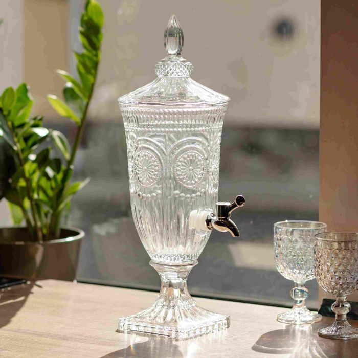 Лимонадниця Sunflower 2л з краном HP-19-289 глек лимонадник диспенсер для напоїв прозорий (HP-19-289) - зображення 2