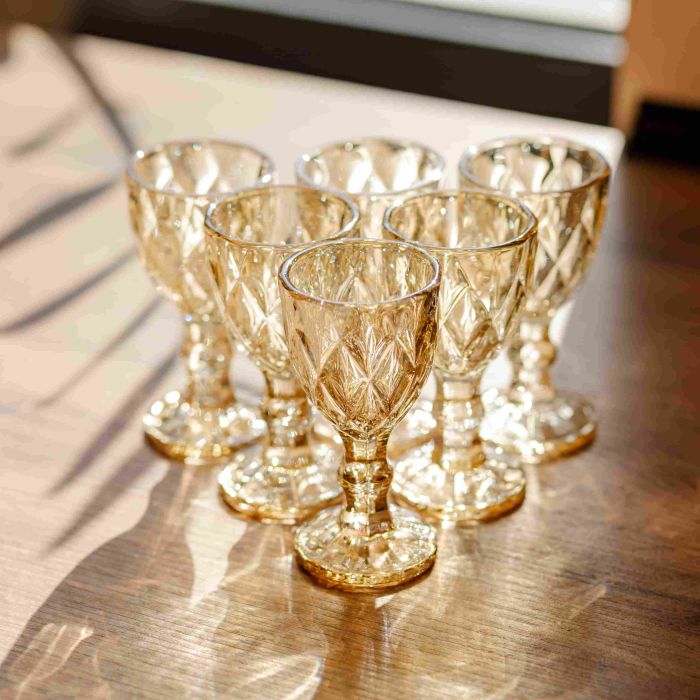 Набір чарок Citrine 40 мл HP-19-284 6шт прозорий келих для міцних напоїв і шотів (HP-19-284) - зображення 3