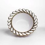 Тарілка глибока Tiffany порцелянова 25.5 см сервірувальна ML2006 (ML2006)