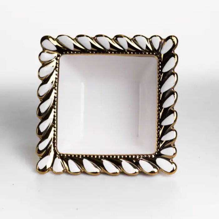 Тарілка глибока порцелянова Tiffany квадратна 15х15х7 см ML2007 (ML2007) - изображение 1