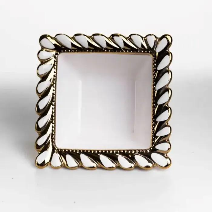 Тарілка глибока порцелянова Tiffany квадратна 15х15х7 см ML2007 (ML2007) - зображення 1