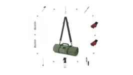 Акция! Скрутка ТОП 10 аксессуаров для барбекю Green  GRILLI 888011