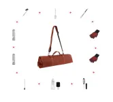 Акция! Скрутка ТОП 10 аксессуаров для барбекю кожанная GRILLI 888044