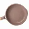 Сковорода MGC з кришкою 22 см з мармуровим антипригарним покриттям 1.4 л бежева (HP-4-422CO)