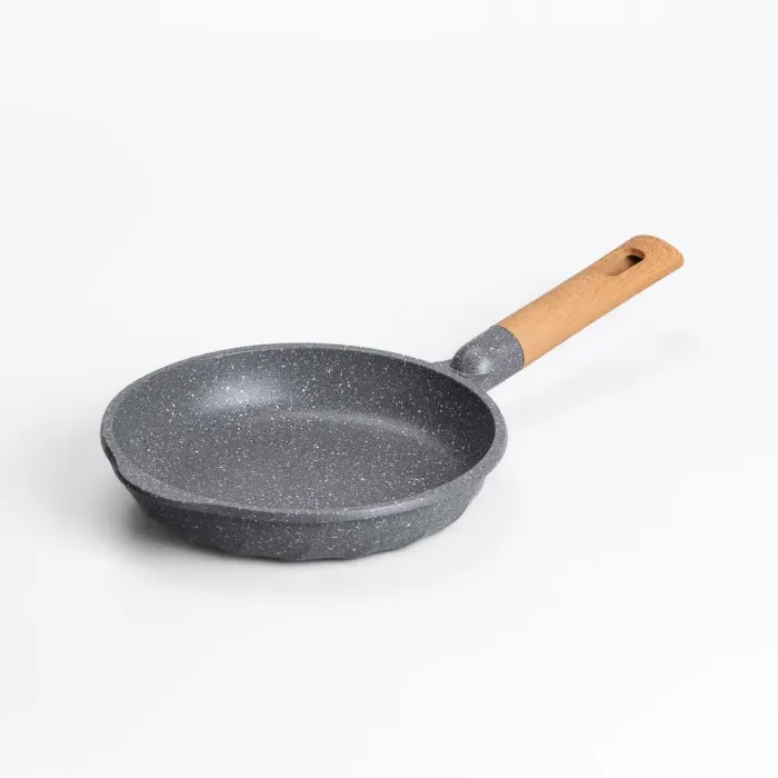 Сковорода MGC 22 см алюмінієва з мармуровим антипригарним покриттям 1.4 л сіра (HP-4-417G) - зображення 1