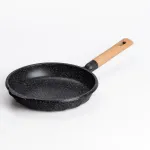 Сковорода MGC 26 см алюмінієва з мармуровим антипригарним покриттям 1.5 л чорна (HP-4-419B)