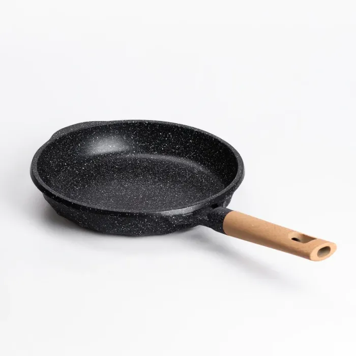 Сковорода MGC 26 см алюмінієва з мармуровим антипригарним покриттям 1.5 л чорна (HP-4-419B) - зображення 4