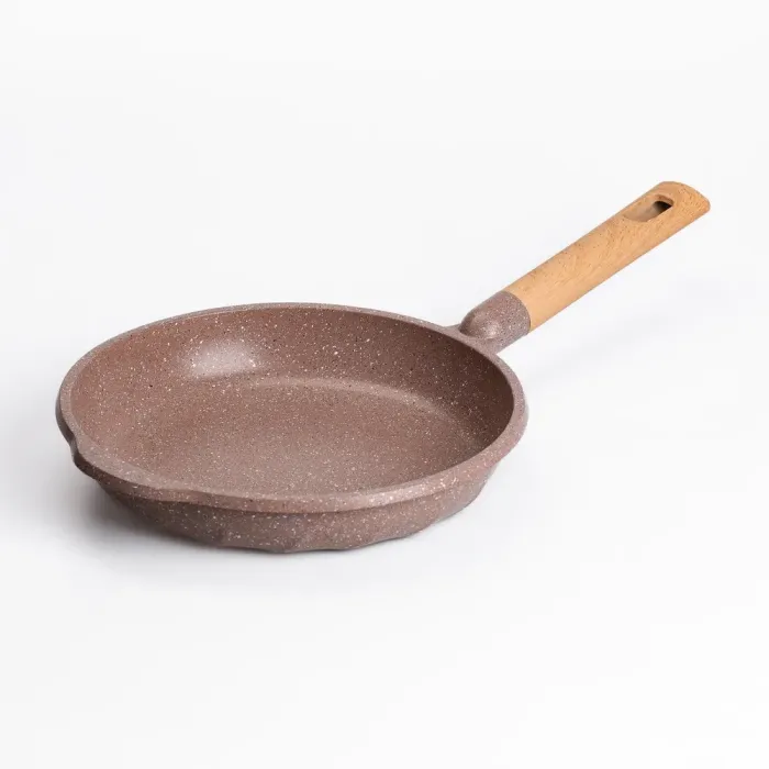 Сковорода MGC 26 см алюмінієва з мармуровим антипригарним покриттям 1.5 л коричнева (HP-4-419CO) - зображення 1