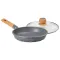 Сковорода MGC с крышкой 24 см с мраморным антипригарным покрытием 1.8 л серая (HP-4-423G)