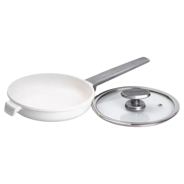 Каструля MGC з кришкою 20 см та керамічним антипригарним покриттям 1.0 л біла (HP-4-456W) - зображення 3