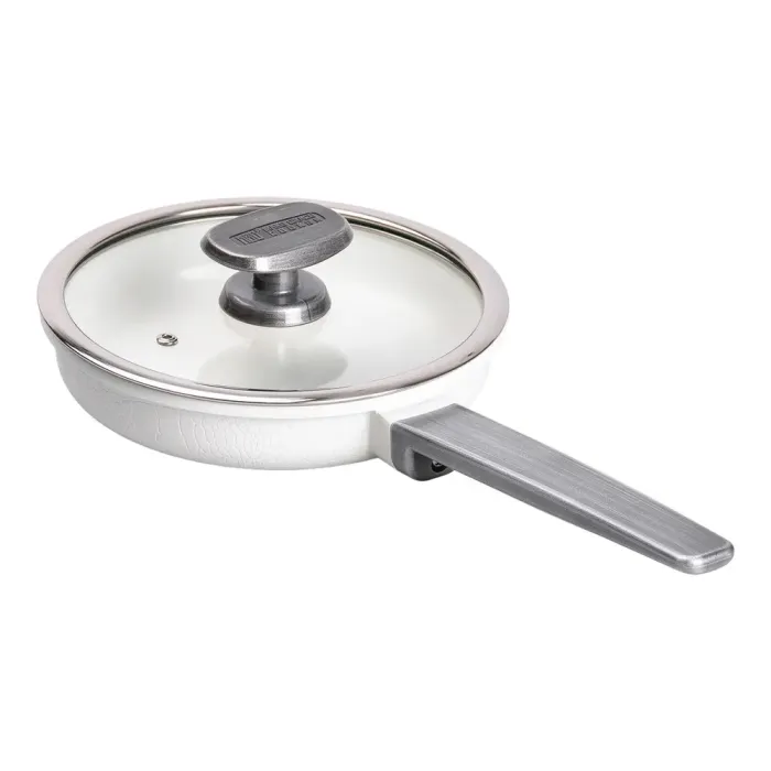 Каструля MGC з кришкою 20 см та керамічним антипригарним покриттям 1.0 л біла (HP-4-456W) - зображення 5