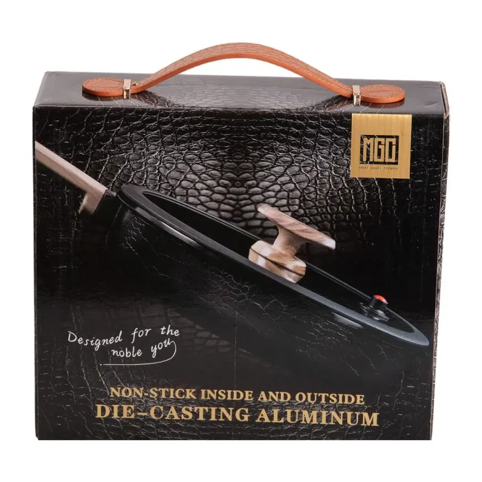 Каструля MGC з кришкою 20 см та керамічним антипригарним покриттям 1.0 л біла (HP-4-456W) - зображення 7