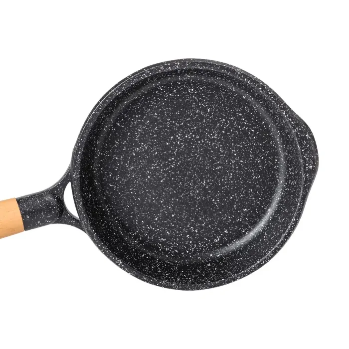 Сковорода MGC з кришкою 20 см з мармуровим антипригарним покриттям 1.0 л чорна (HP-4-421B) - зображення 2