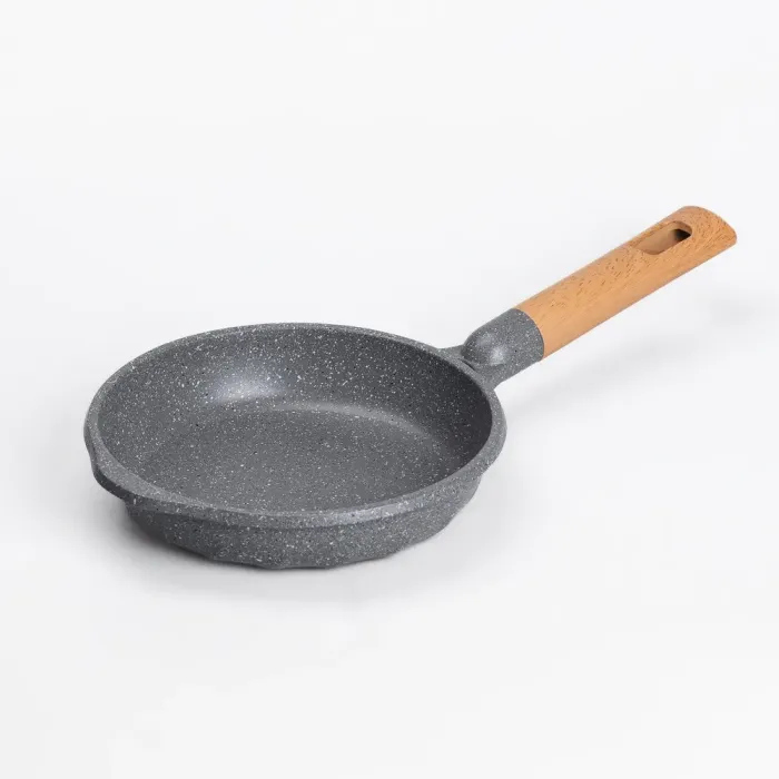 Сковорода MGC 20 см алюминиевая с мраморным антипригарным покрытием 1.0 л серая (HP-4-416G) - изображение 1