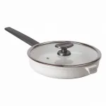 Сковорода MGC з кришкою 26 см та керамічним антипригарним покриттям 2.7 л біла (HP-4-458W)