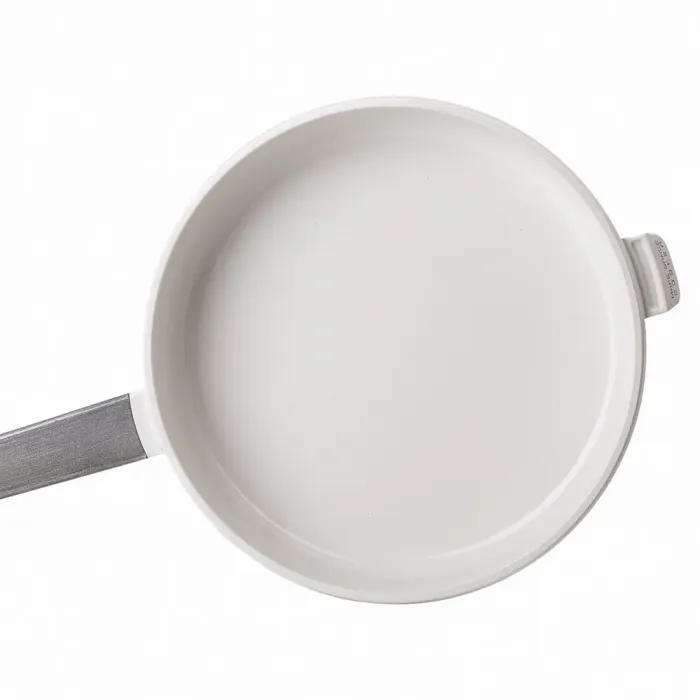 Сковорода MGC з кришкою 26 см та керамічним антипригарним покриттям 2.7 л біла (HP-4-458W) - зображення 2