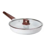 Алюмінієва сковорода 2,7 л з керамічним покриттям антипригарним Ø 28 см біла MGC (HP-4-467)