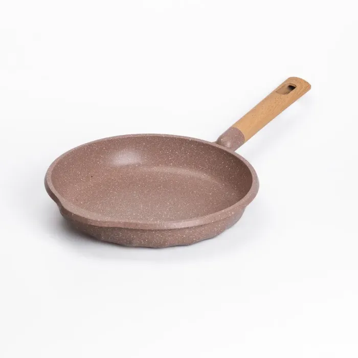 Сковорода MGC 28 см алюмінієва з мармуровим антипригарним покриттям 2.8 л коричнева (HP-4-420CO) - зображення 1