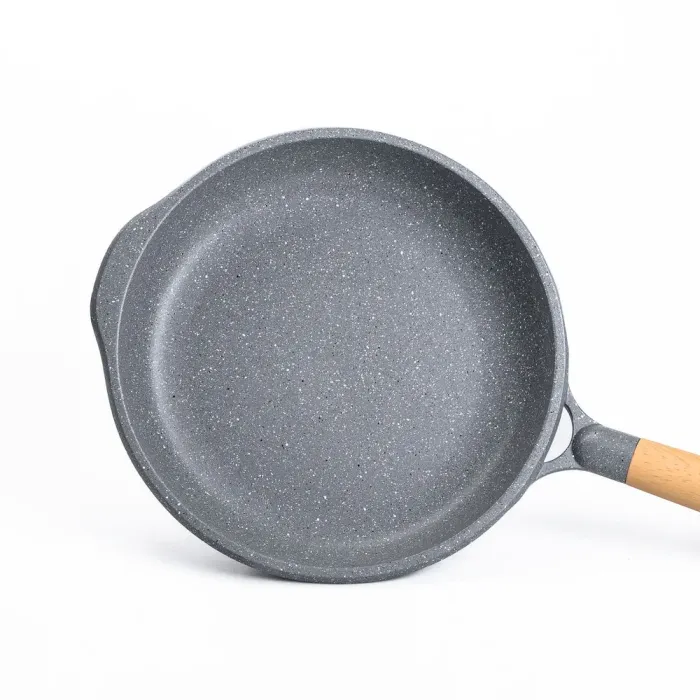 Сковорода MGC с крышкой 28 см с мраморным антипригарным покрытием 2.8 л серая (HP-4-425G) - изображение 2