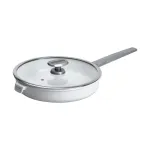 Сковорода MGC з кришкою 28 см та керамічним антипригарним покриттям 3.2 л біла (HP-4-459W)