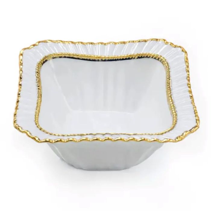Салатниця порцелянова Ophelia 25,5*25,5 см Yiwu AP-17 (AP-17) - изображение 1