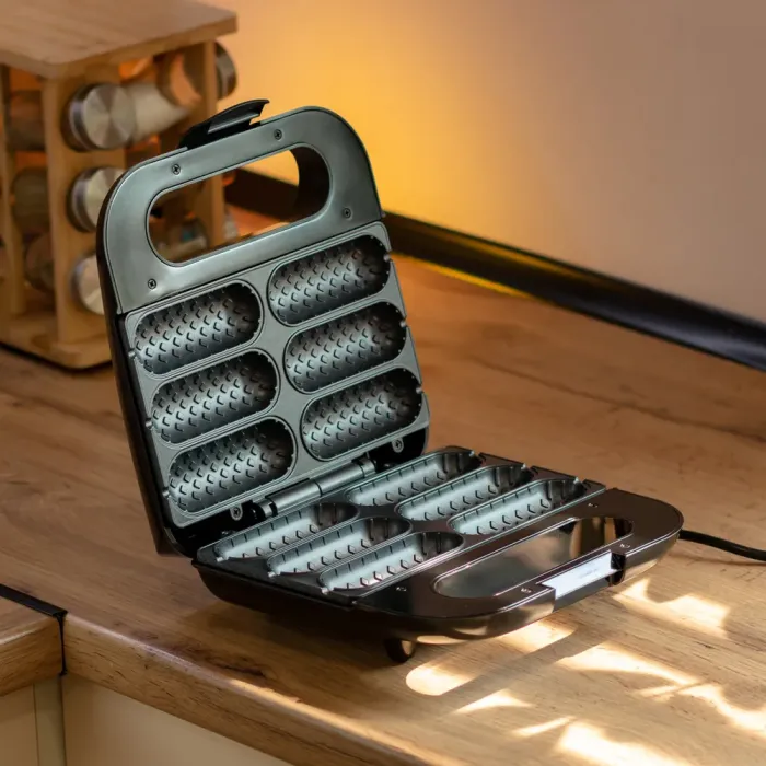 Апарат для корн догов на 6 шт з антипригарним покриттям 750 Вт Sokany SK-08037 (SK-08037) - изображение 6