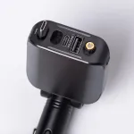 Автомобільний зарядний пристрій LED-проекція, зі швидкою зарядкою та висувним кабелем Type-C (HP-E1)